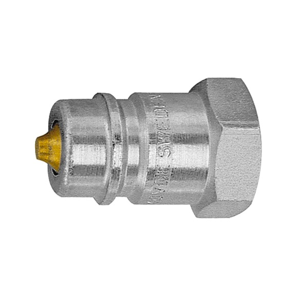 Plug-in nipple without pressure eliminator Series A Nominal width 13 107724 - Hose connector (hydraulics)
