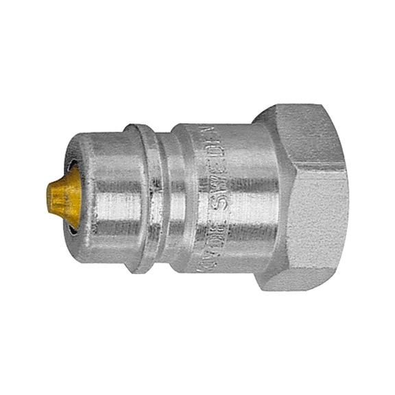 Plug nipple with pressure eliminator Series A Nominal width 13 107725 - Hose connector (hydraulics)