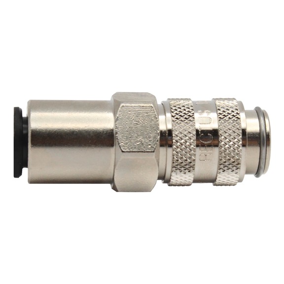 Quick-release coupling Nominal diameter 5 Nickel-plated brass 107176 - Quick-release coupling (hose)