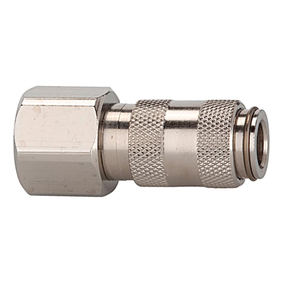 Quick-release coupling Nominal diameter 2.7 Stainless steel 1.4404 107110 - Quick-release coupling (hose)