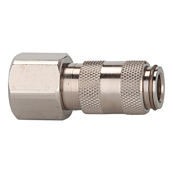 Quick-release coupling Nominal diameter 2.7 Nickel-plated brass 107090 - Quick-release coupling (hose)