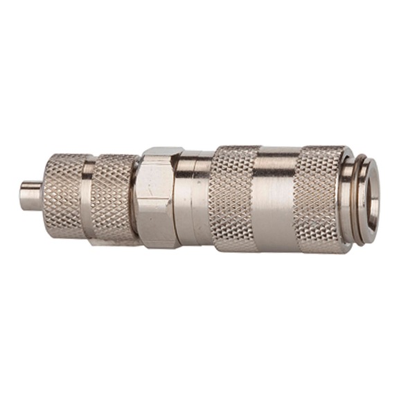 Quick-release coupling Nominal diameter 2.7 Nickel-plated brass 107093 - Quick-release coupling (hose)