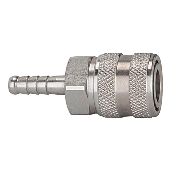 Schnellverschlusskupplung Nennweite 7,2 Edelstahl 1.4305 107343 - Schnellverschlusskupplung (Schlauch)