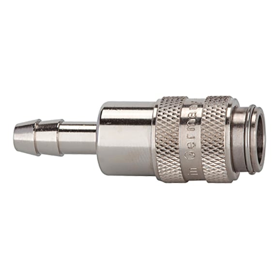 Quick-release coupling Nominal diameter 5 Nickel-plated brass 107168 - Quick-release coupling (hose)