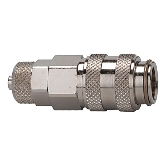 Quick-release coupling Nominal diameter 5 Nickel-plated brass 107169 - Quick-release coupling (hose)