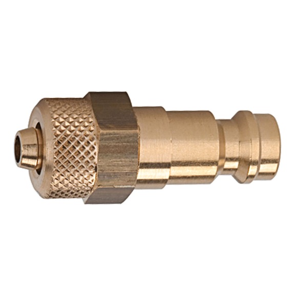 Nippel für Kupplungen Nennweite 5 Messing blank 107154 - Schlaucharmatur mit Verschraubung