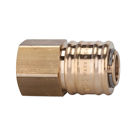 Schnellverschlusskupplung Nennweite 7,2 beidseitig absperrend 107510 - Schnellverschlusskupplung (Schlauch)