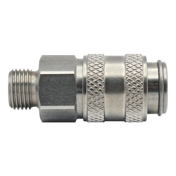 Quick-release coupling Nominal diameter 5 Stainless steel 1.4305 107194 - Quick-release coupling (hose)