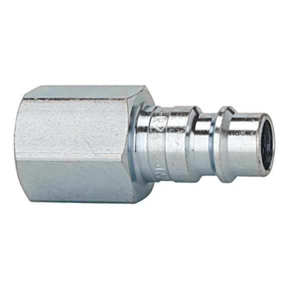 Nippel für Kupplungen Nennweite 7,2-7,8 Stahl gehärtet/verzinkt 107550 - Schlaucharmatur mit Verschraubung