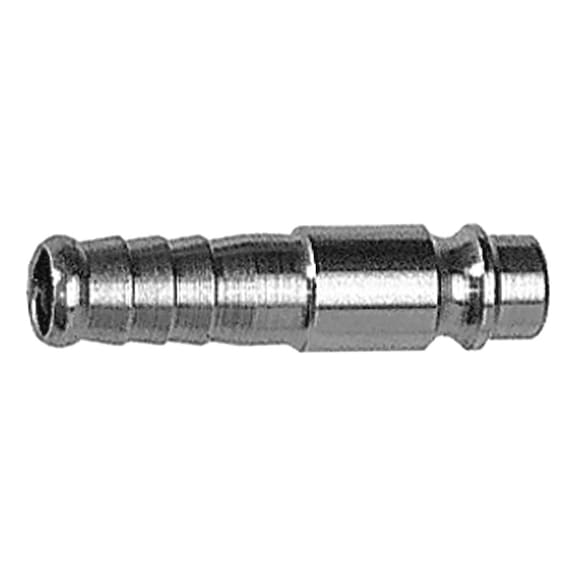 Plug-in sleeve for couplings Nominal diameter 7.2-7.8 Stainless steel 1.4305 107431 - Hose nozzle (threaded joint)
