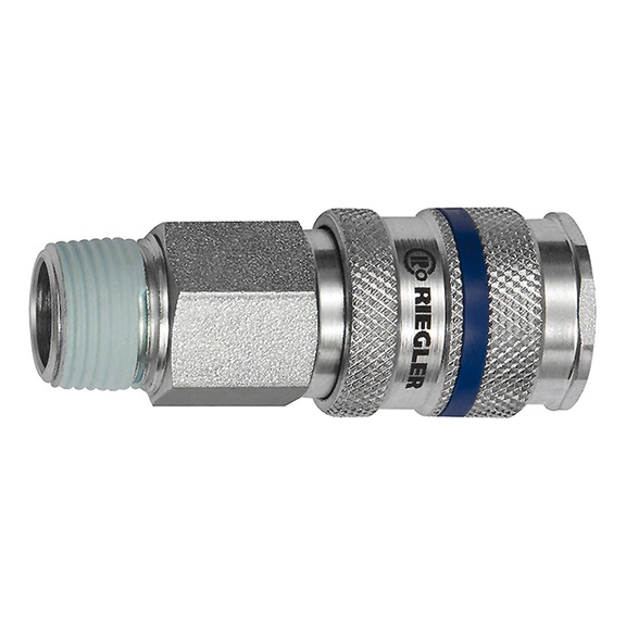 Quick-release coupling Nominal diameter 7.8 Galvanised steel 141514 - Quick-release coupling (hose)