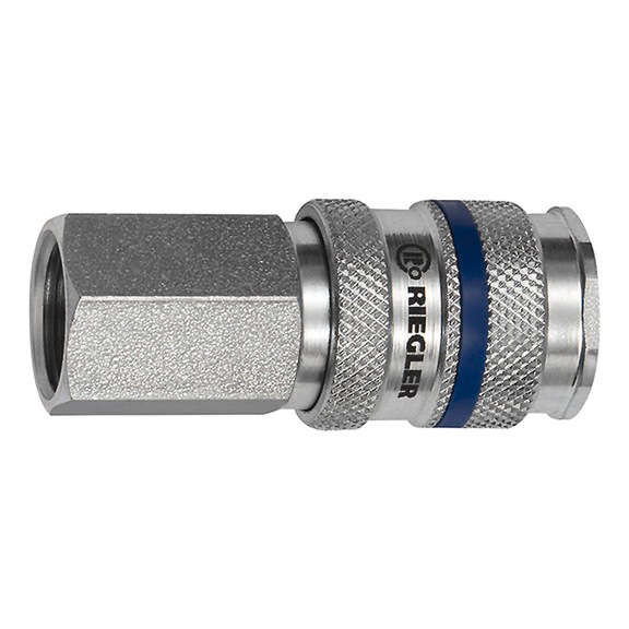 Schnellverschlusskupplung Nennweite 7,8 Stahl verzinkt 141515 - Schnellverschlusskupplung (Schlauch)