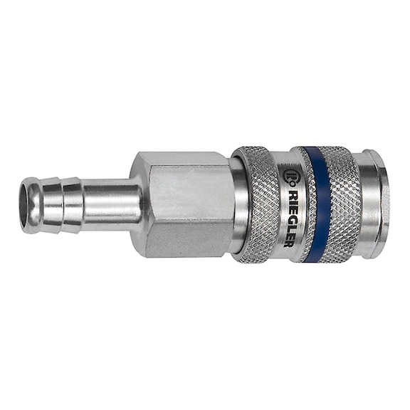 Schnellverschlusskupplung Nennweite 7,8 Stahl verzinkt 141519 - Schnellverschlusskupplung (Schlauch)