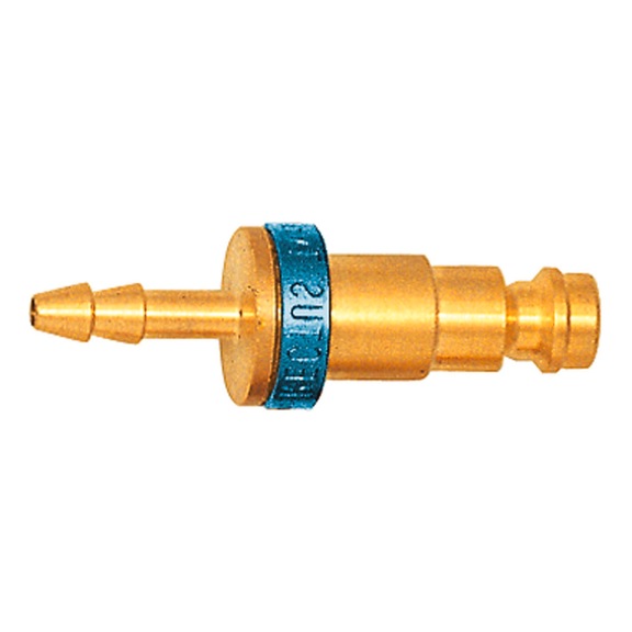 Distinctive insert nozzle Nominal width 5 Bright brass 107643 - Hose nozzle (threaded joint)