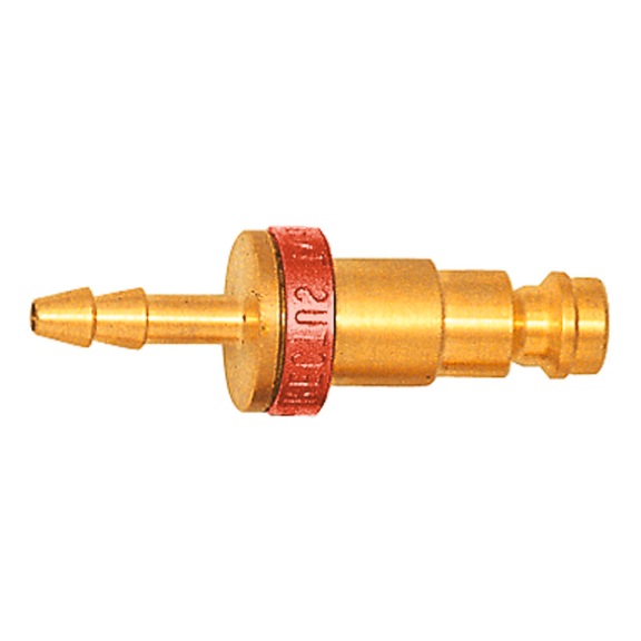 Distinctive insert nozzle Nominal width 5 Bright brass 107644 - Hose nozzle (threaded joint)