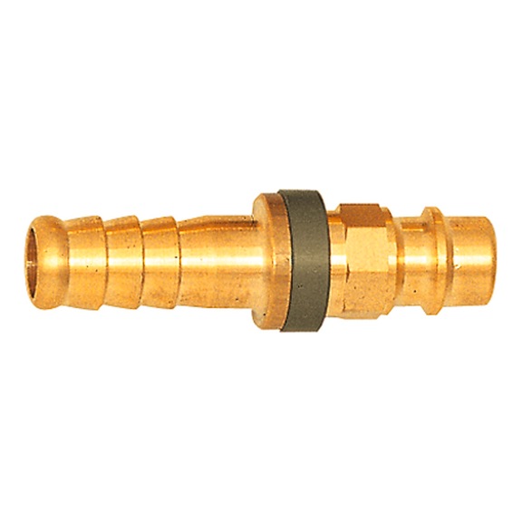 Distinctive push-in fitting Nominal diameter 7.8 Brass bright 107678 - Hose nozzle (threaded joint)