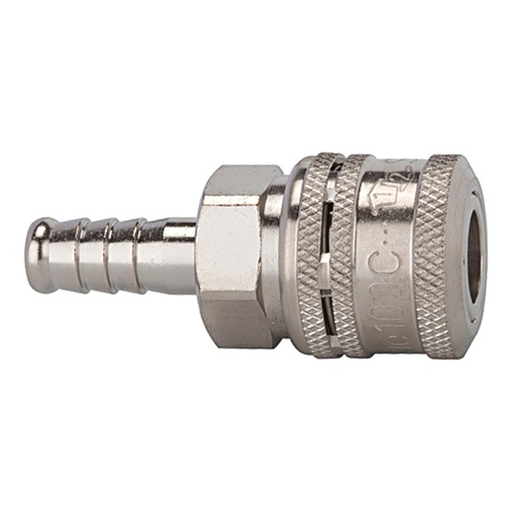 Sicherheitskupplung Nennweite 7,8 Typ SEK Messing vernickelt 107537 - Kupplung (Pneumatik)