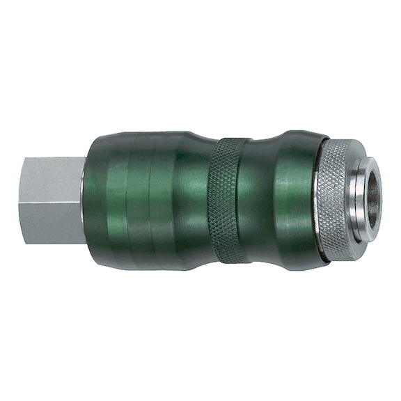 Safety coupling Nominal diameter 7.8 Bi-Tec Nickel-plated brass 134077 - Multi connectors (pneumatics)