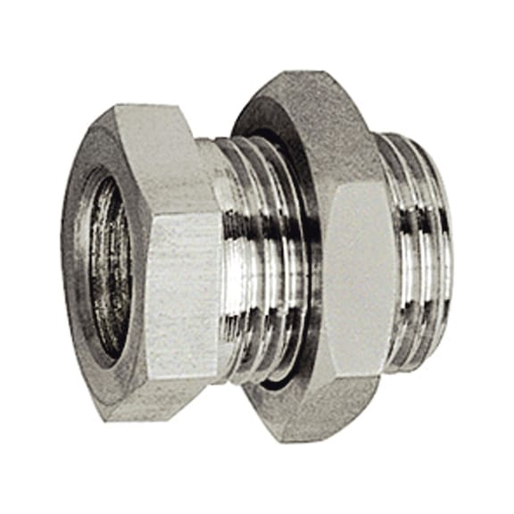 Schottverschraubung Edelstahl 1.4571 111722 - Klemmringverschraubung (Pneumatik)