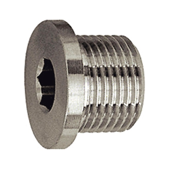 Hexagon socket screw with collar stainless steel 1.4571 111645 - Screw plug (pneumatics)