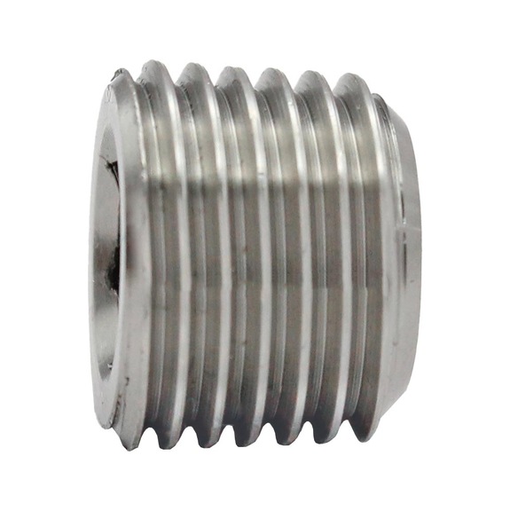 Hexagon socket screw without collar stainless steel 1.4571 111655 - Screw plug (pneumatics)