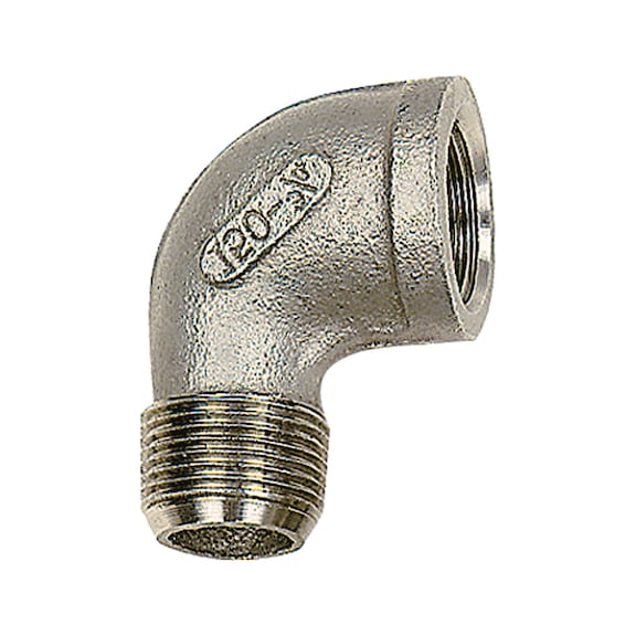 90-degree elbow fitting stainless steel 1.4408 112683 - Angle piece (pneumatics)
