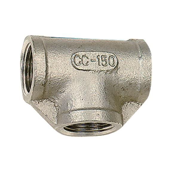T-Verteiler 3x innen Edelstahl 1.4408 112691 - Kupplung (Pneumatik)