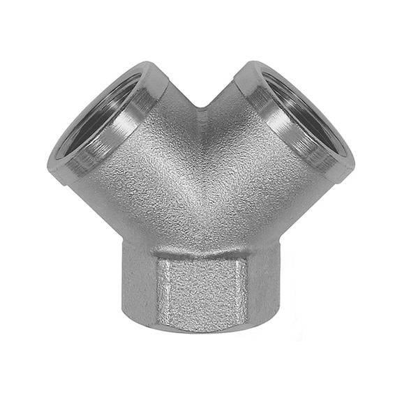 Double distributor nickel-plated brass 112600 - Manifold (pneumatics)