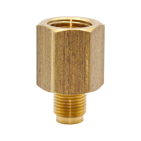 Brass pressure gauge connection nipple 101249 - Measuring instrument, pressure (parts)