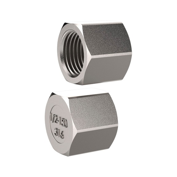 Sealing cap hexagonal stainless steel 1.4408 111873 - Cap (fitting, installation)