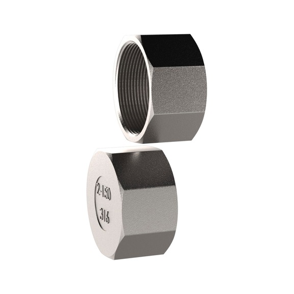 Sealing cap octagonal stainless steel 1.4408 111879 - Cap (fitting, installation)