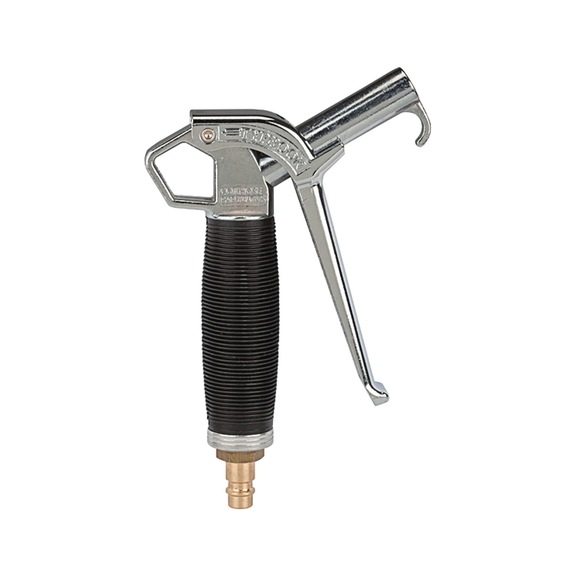 High-performance blowgun Typhoon without nozzle aluminium 114445 - Compressed air blasting gun