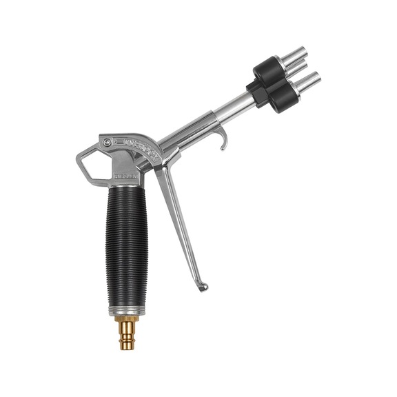 High-performance Typhoon blowgun with Multijet nozzle aluminium 133839 - Compressed air blasting gun