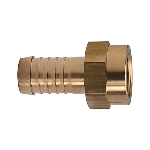 Screw-on nozzle brass 2.0401 107994 - Hose nozzle (threaded joint)