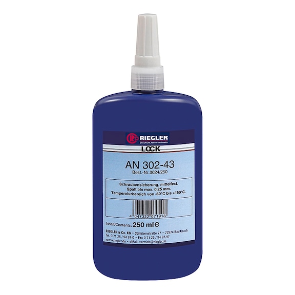 Lock AN 302-43 anaerober Klebstoff mittelfest höherviskos 114553 - Anaeroberklebstoff
