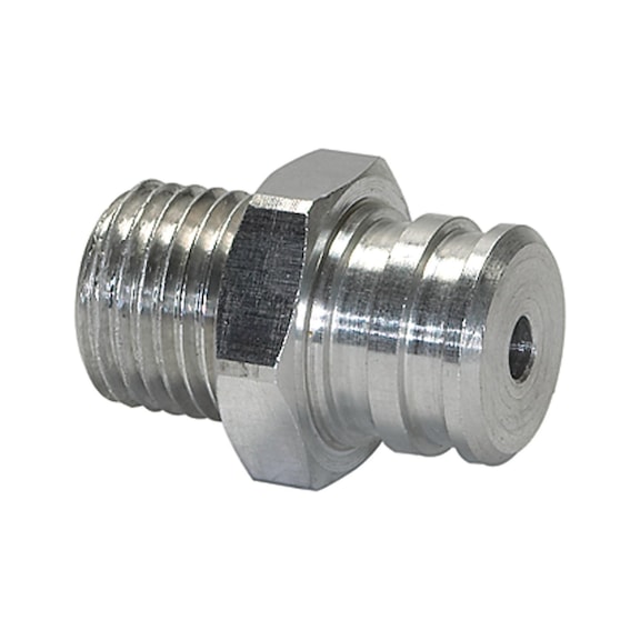 Connection nipple for flat suction cup oval 108485 - Vacuum pad (pneumatics)