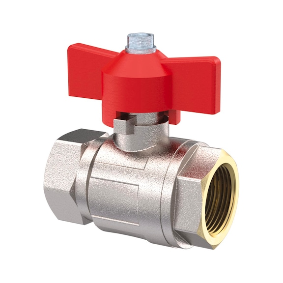 Kugelhahn mit Flügelgriff Standardausführung 103111 - Kugelhahn (Pneumatik)