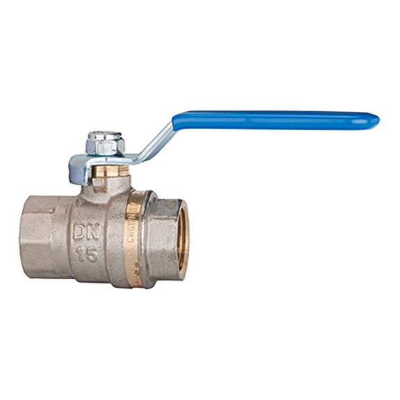 Ball valve standard version blue steel lever 103186 - Ball valve (pneumatics)