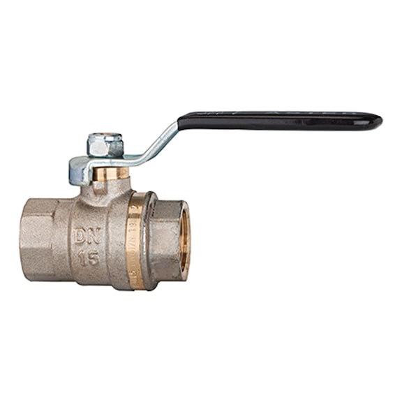 Ball valve standard version black steel lever 103162 - Ball valve (pneumatics)