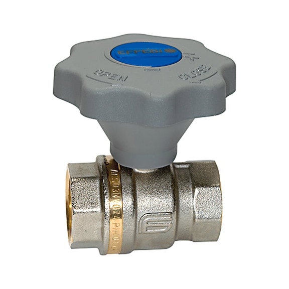 Ball valve fine adjustment suitable for drinking water 103403 - Ball valve (pneumatics)