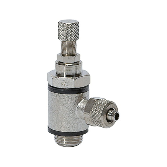 Throttle check valve supply air throttling 106903 - Speed controller with check valve (pneumatics)