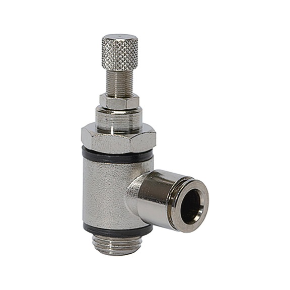 Throttle check valve supply air throttling 106912 - Speed controller with check valve (pneumatics)