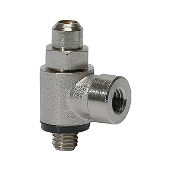 Throttle check valve exhaust air throttling 106919 - Speed controller with check valve (pneumatics)