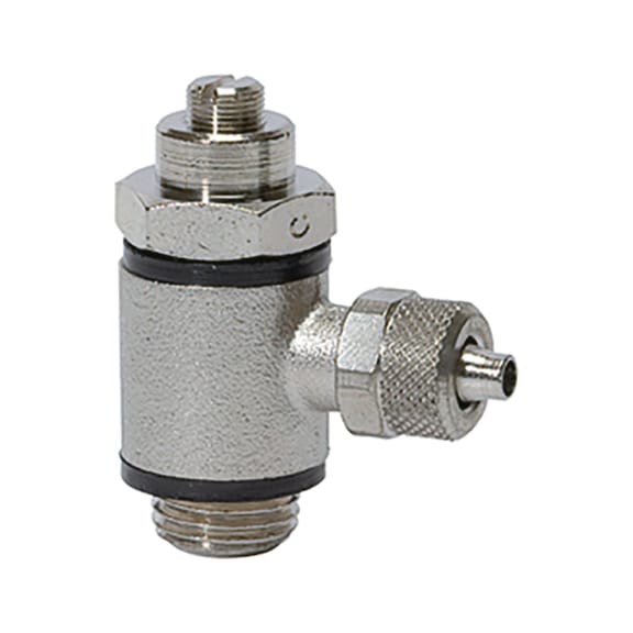 Throttle check valve exhaust air throttling 106930 - Speed controller with check valve (pneumatics)