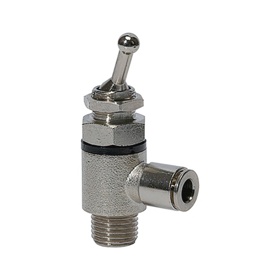 RIEGLER 2/2-way rocker valve on both sides 107019 - Directional control valve (pneumatics, unspecified)