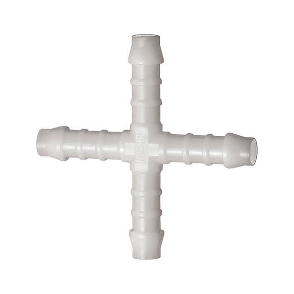 Kreuzverbindungsstutzen POM 111054 - Funktionsverbindung (Pneumatik)