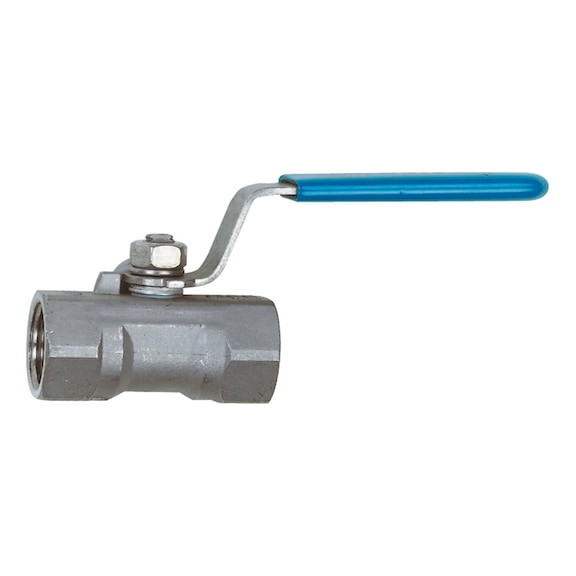 Stainless steel ball valve 1.4408 single-piece small series 103485 - Ball valve (pneumatics)