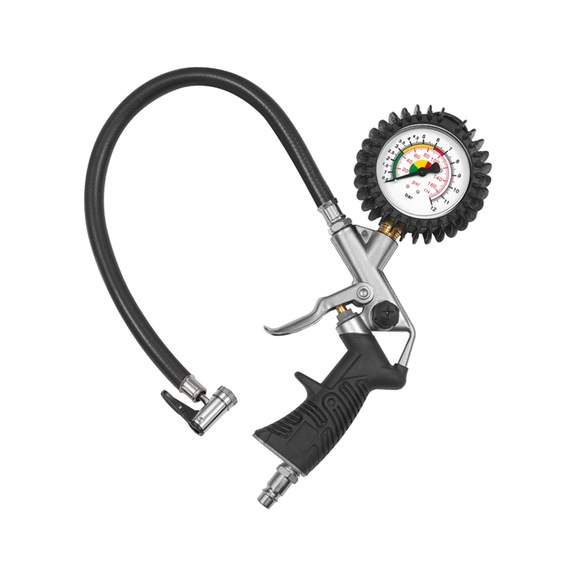 Standard hand tyre pressure gauge with lever connector 136785 - Pressure gauge (hand-held)