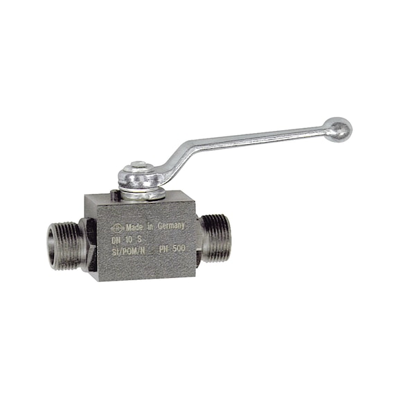 Ball valve, high-pressure version, light series, steel 103503 - Ball valve (hydraulics)