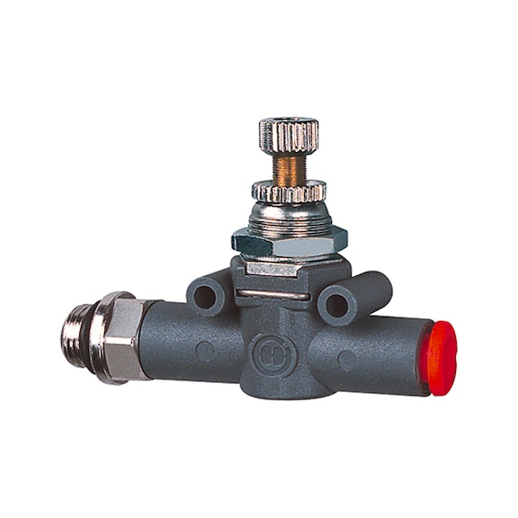Lineonline throttle valve double-sided 106737 - Speed controller (pneumatics)